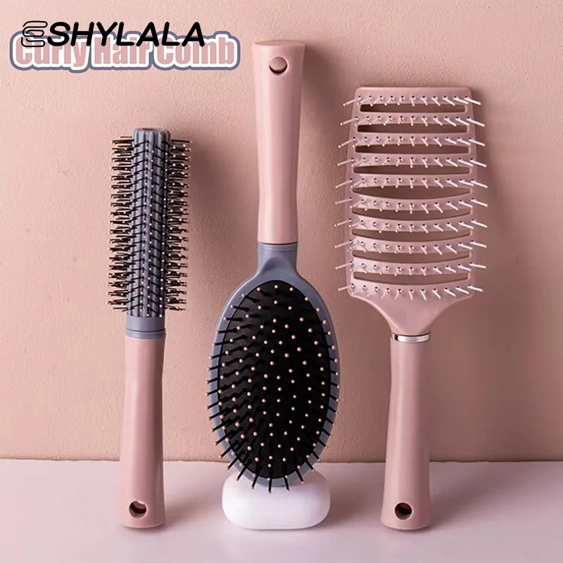 Curly Hair Styling Comb for All Hair Types Anti Breakage Hair Loss Solution Volume Lifting Comb for Salon Self Styling