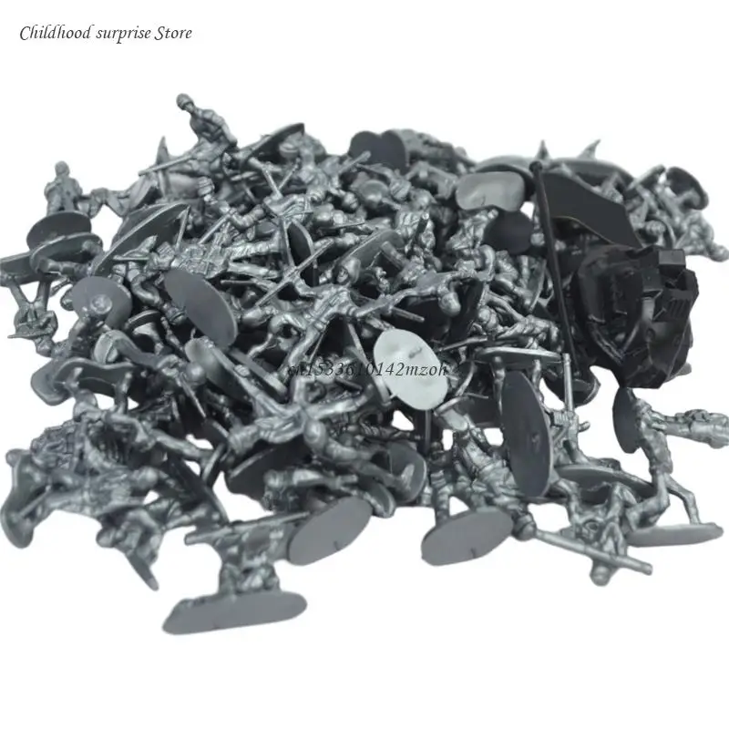 100PCS Mini Military Soldiers Figures Models Playset Toddler Men Kids Toy Figures Gift Accessories Children Toy Dropship