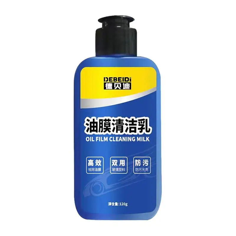 

Glass Oil Film Remover 120g Film Coating Agent Anti Fog Windshield & Glasses Cleaner Glass Cleaner For Auto And Home Eliminates