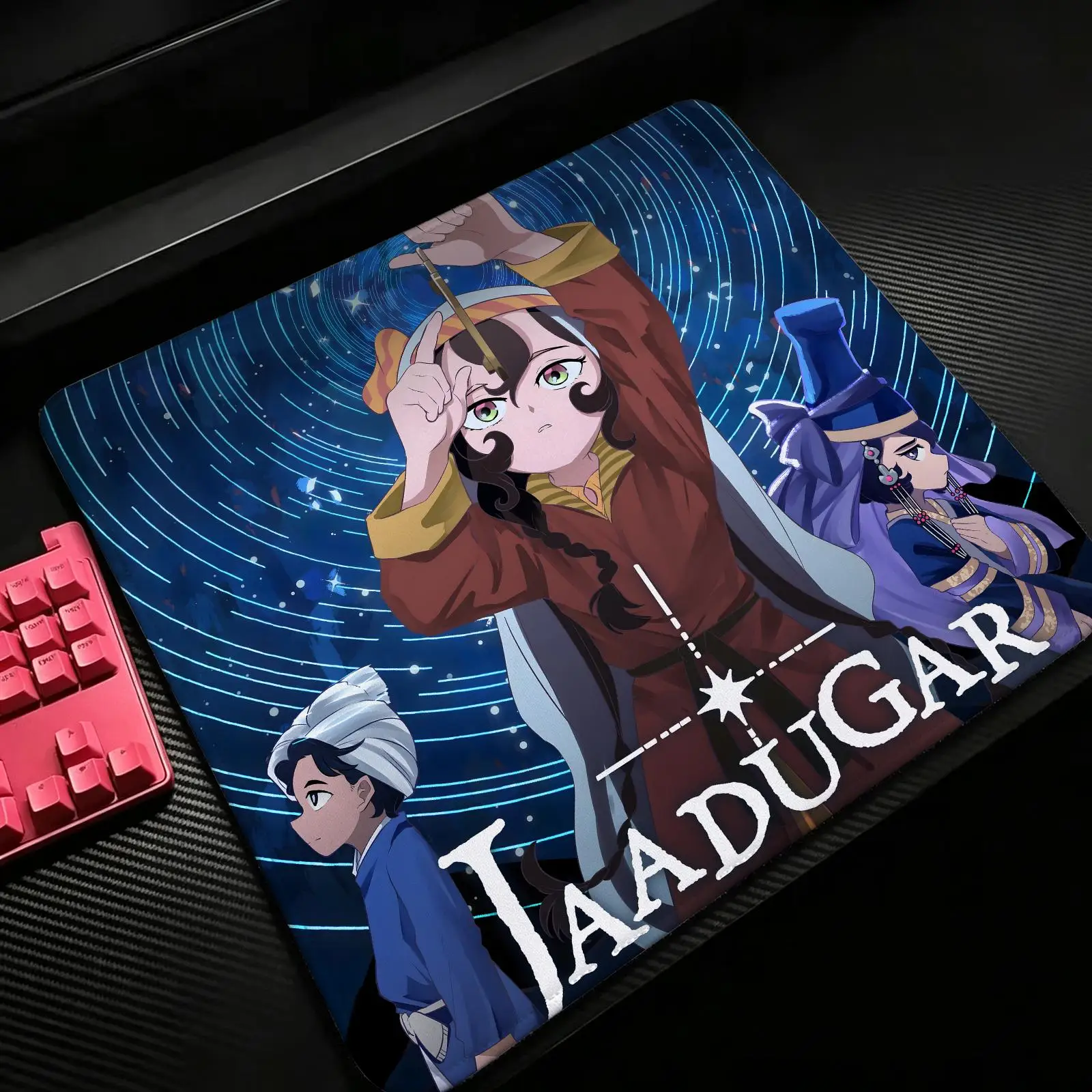Gaming Mat,Reinforced Stitched Edge,A Witch's Life in Mongol Portable Non‑Slip Pad for Laptop Office & E‑Sports Game Play