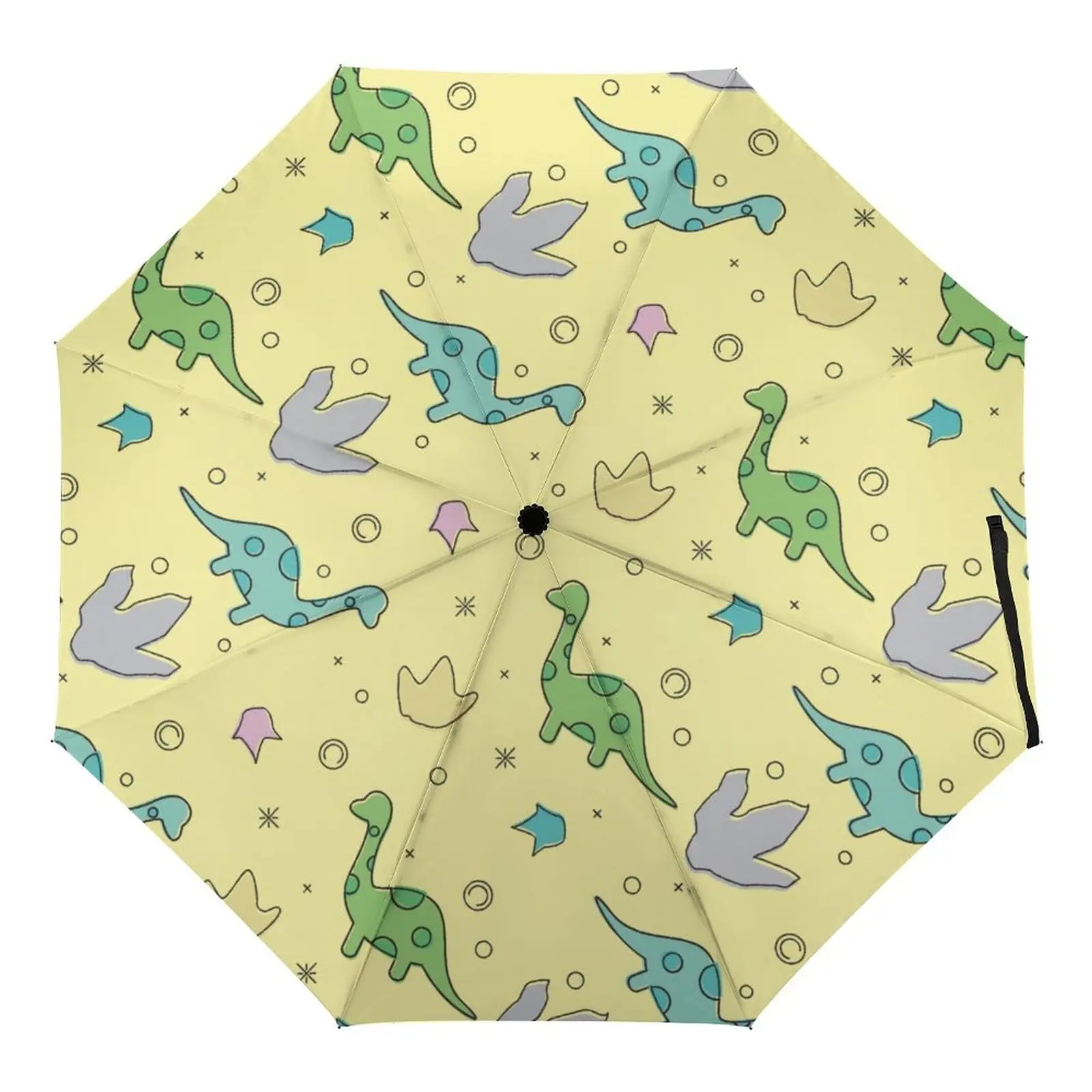 Cute Cartoon Dinosaur Umbrella Lovely Animal Foldable Umbrella Lightweight Windproof Portable Travel Umbrellas For Boys Teens