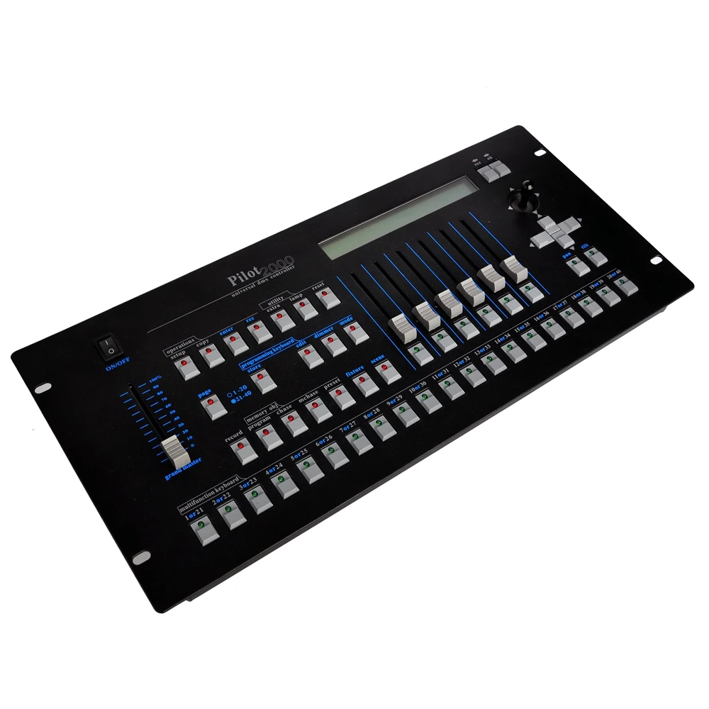 TIPTOP Pilot 2000 Controller Professional DMX Lighting Controller Panel Use For Editing Program Of Stage Lighting Running