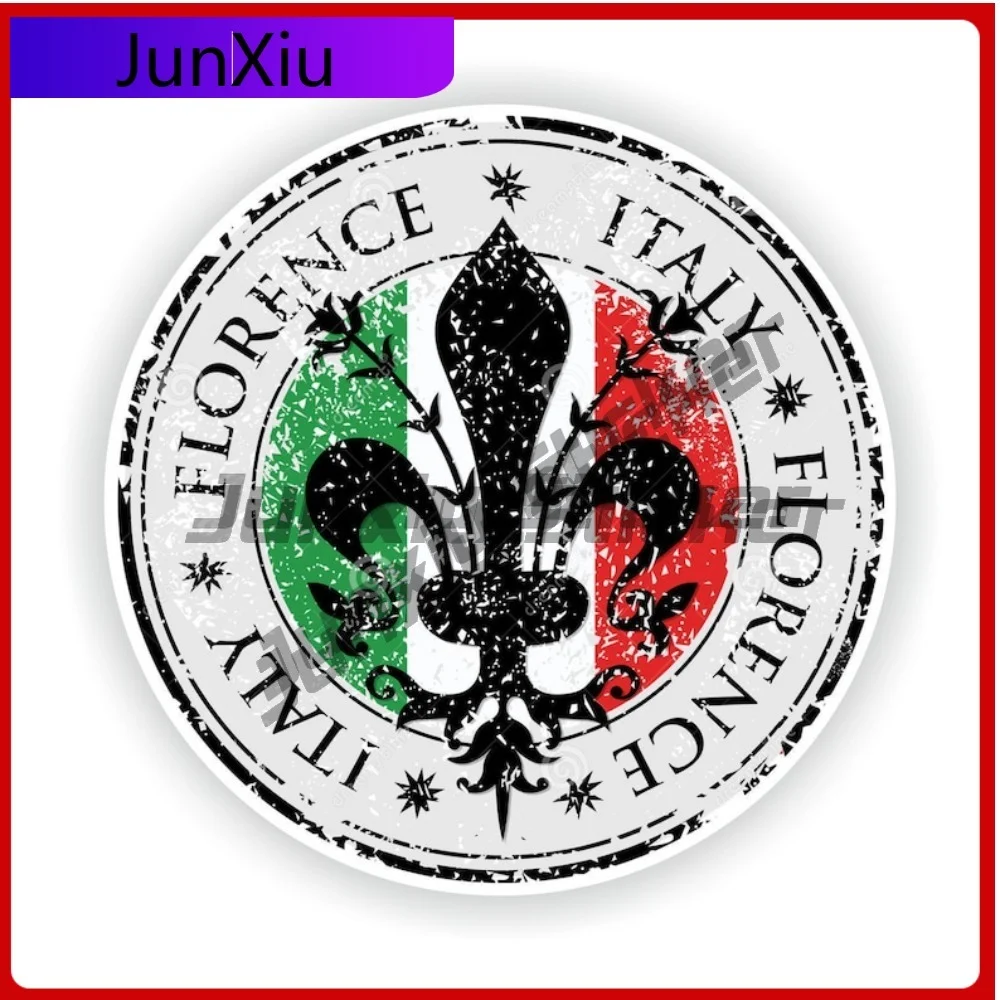 

Firenze Florence Seal Sticker Italy Toscana Cool Vinyl Decal Waterproof Car Decor for Electric Scooter Yacht Exterior