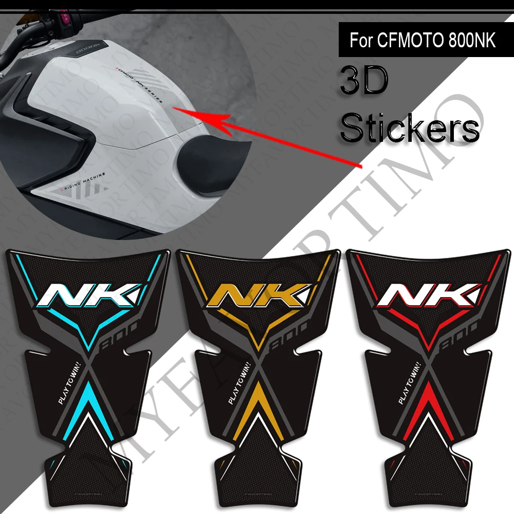 For CFMOTO 800NK 800 NK Motorcycle Tank Pad Side Grips Gas Fuel Oil Knee Protector Stickers Decals