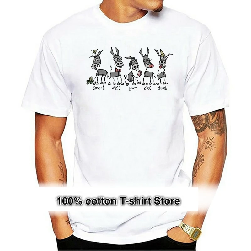 

Funny Donkey Pun T Shirt Men Women TEE Shirt Outfit Casual 100% Cotton T-shirt