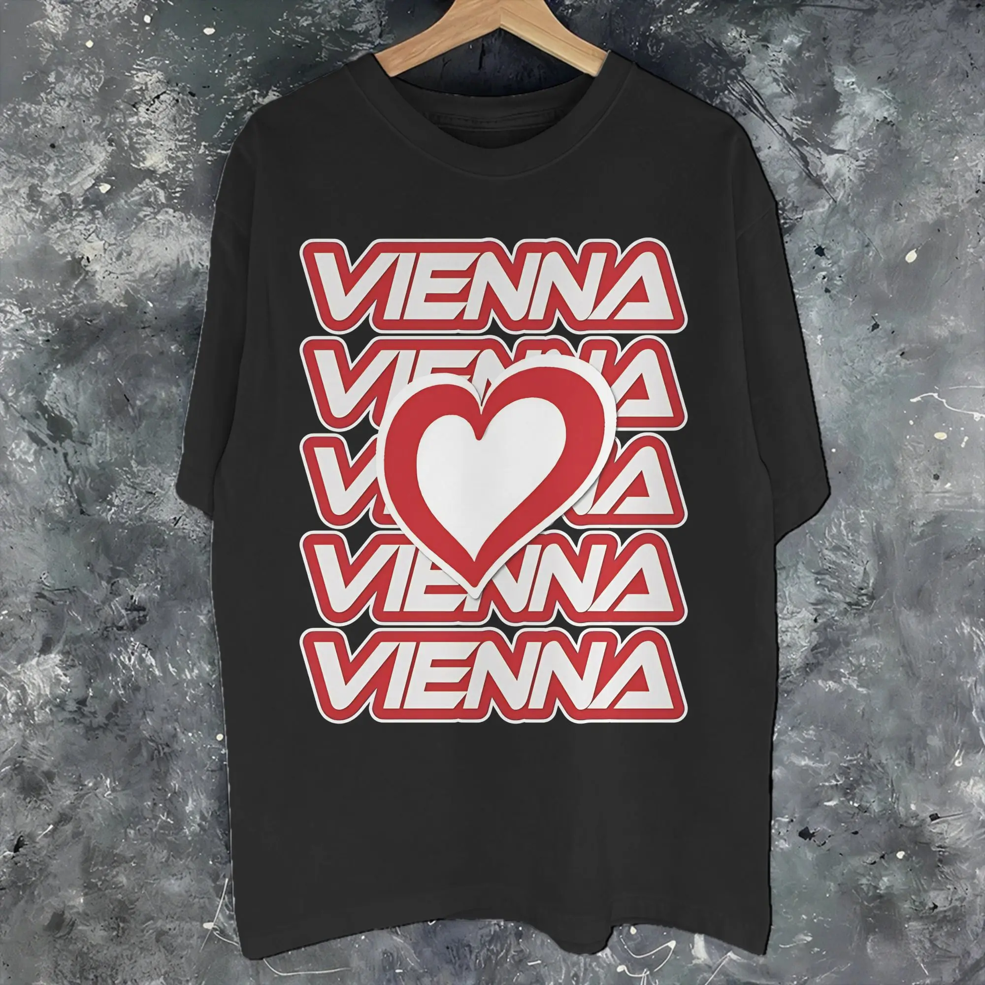 Mens Womens Love Vienna - Eurovision Song Contest 2026 ESC2026  T Shirt Pure Cotton Graphic Printing Tee Shirts  Top Clothing