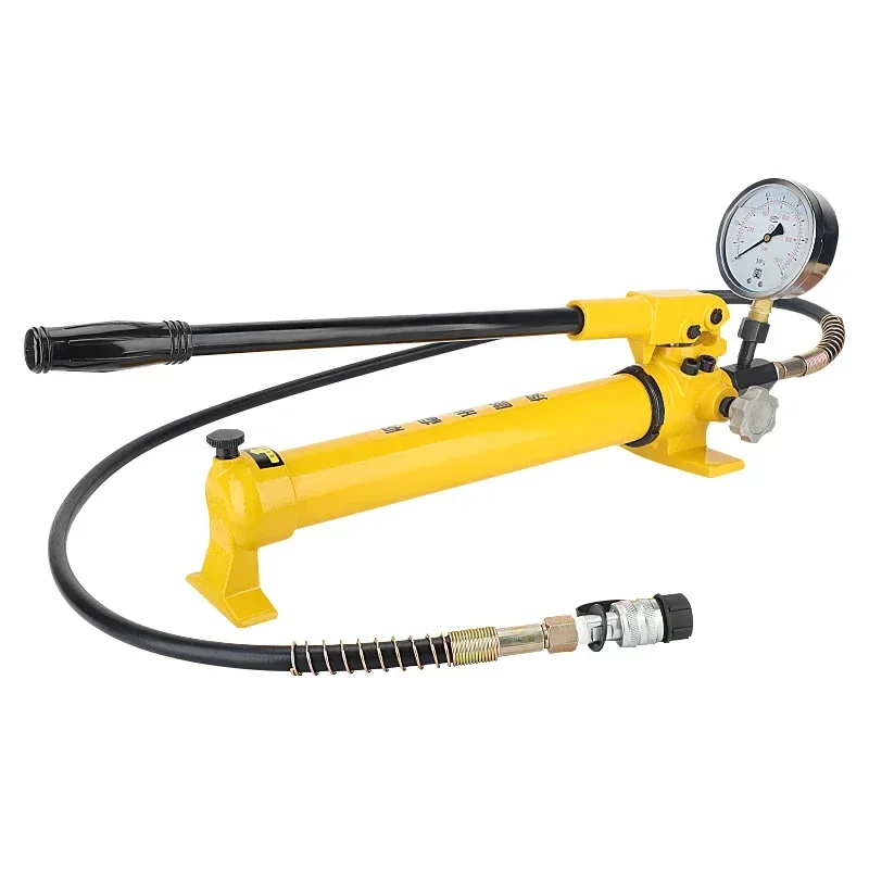 CP-700 Manual Hydraulic Pump with Pressure Gauge