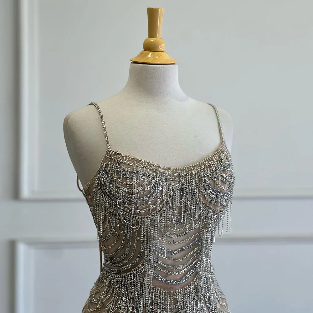 

Alinovia, элегантное вечернее платье русалки в Дубае для женщин, 2021, роскошные бретельки, вечерние платья для выпускного вечера, свадьбы по индивидуальному заказу