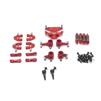 RC Car Metal Upgrade Swing Arm Steering Cup Shock Absorber Bracket Set For WLtoys 1/28 284131 K969 K979 K989 K999 Spare Parts