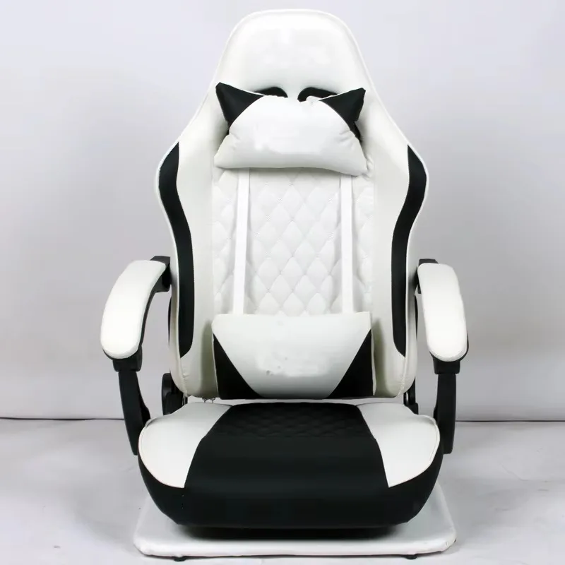 

Gaming Chair for Computer Games Rotating Disc Gaming Chair with Adjustable Angle Mechanism Synchronized Armrest Gaming Chair