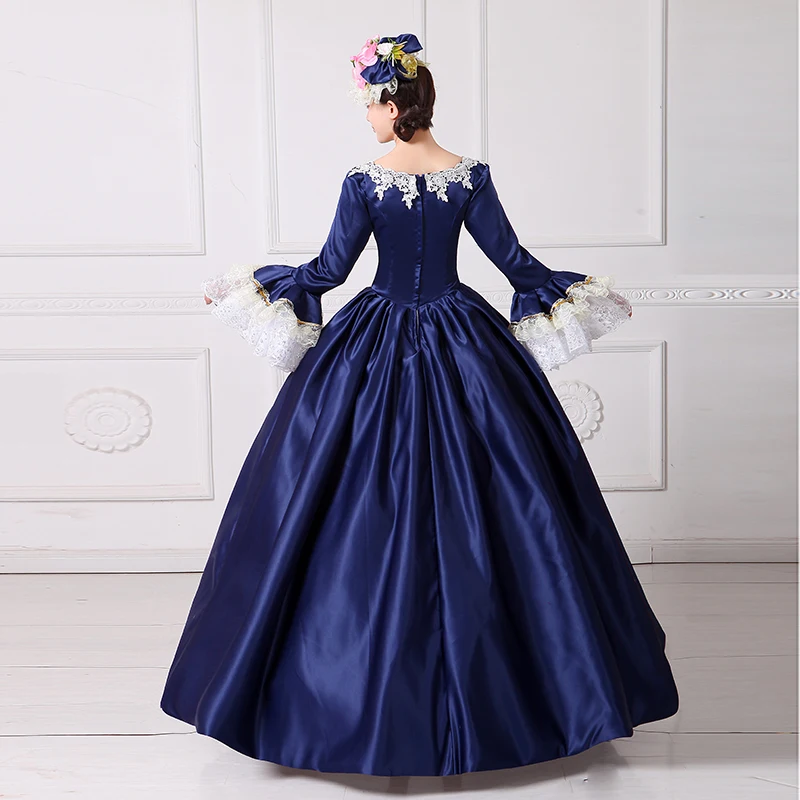 High End Ball Gown Medieval Court Marie Evening Dresses Victorian Baroque Prom Party Gowns Halloween Masquerade