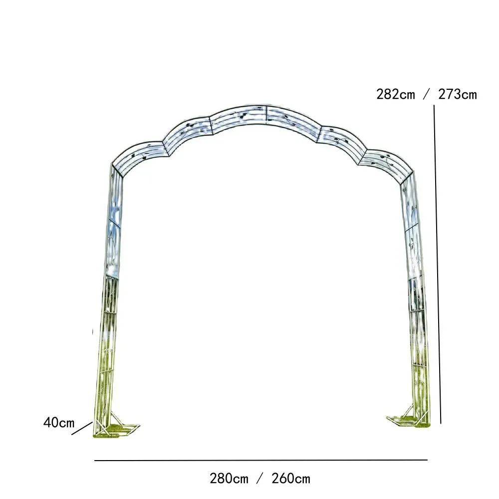 Garden wrought iron arch climbing vine balcony grape rose shelf  traction  flower stand bracket creative