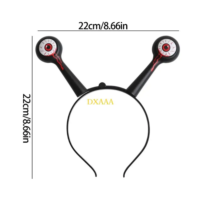 DXAA 2PCS UNISEX OOGBALL HOOFDBARNEN FUNNY PARTY ACCESSOIRE VOOR ROLEPLAY COSPLAY EVENT