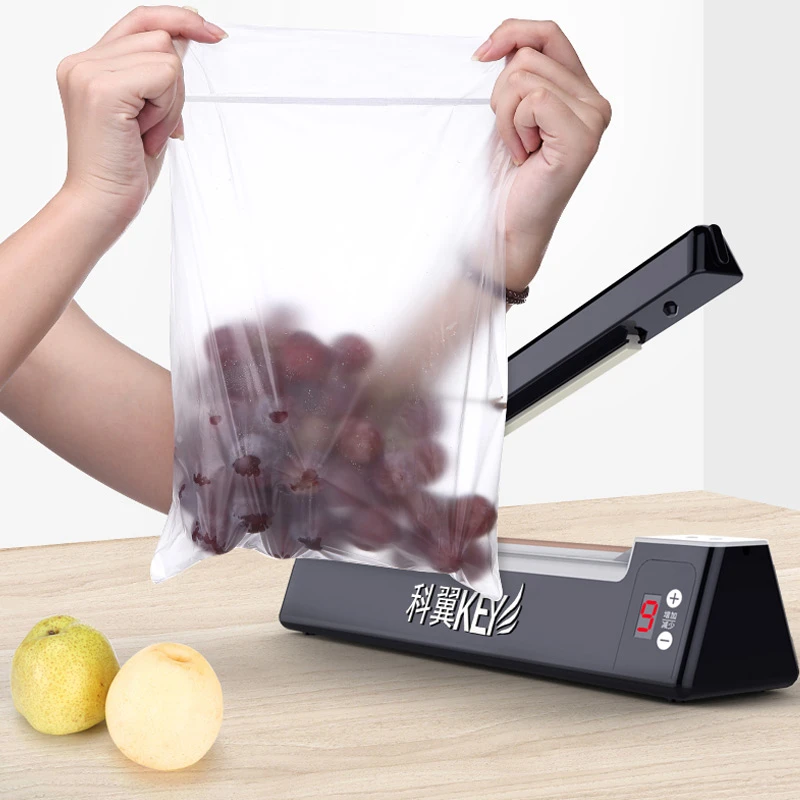 New 110W  220V Plastic Sealer Sealing Machine bags Hand Pressure Packaging Machine for Home Kitchen 33*9*7cm