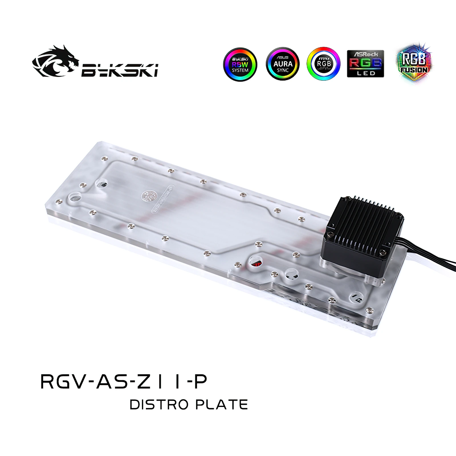 

Размерная пластина Bykski RGB с водяным охлаждением для корпуса ASUS ROG STRIX Z11 RGV-AS-Z11-P