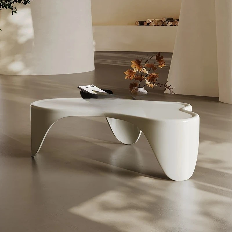 

Italian minimalist irregular special-shaped butterfly, coffee table, living room, modern creative light luxury designer table