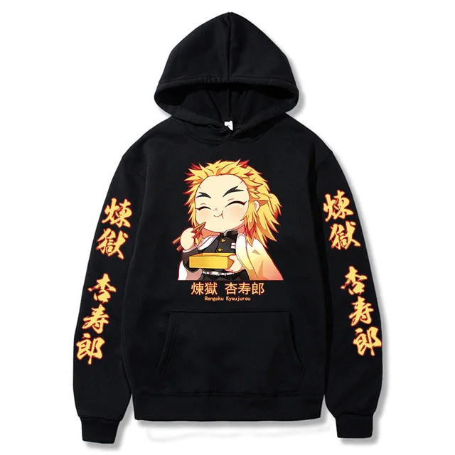 Anime Demon Slayer Character Impression Hoodie Fashion Women's Clothing Casual Sports Printing Technology xs-xxxl