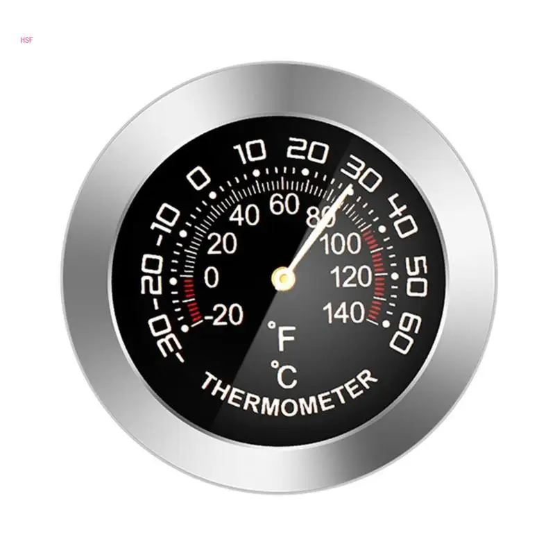 Mini Mechanical Temperature Humidity Detector Car Analog Thermometer/Hygrometer