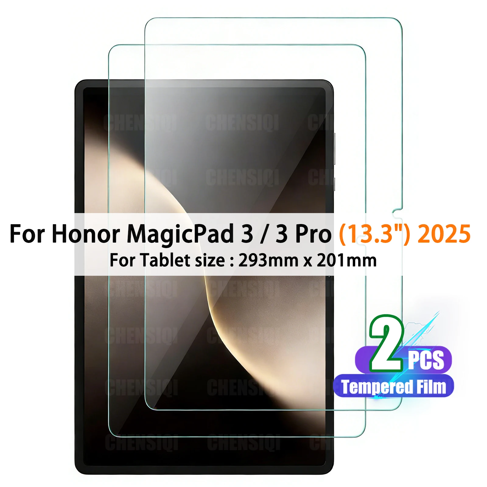 

Tempered Glass Film for Honor MagicPad 3 Pro (2025) 13.3" HD Clear 9H Anti-Scratch Durable Screen Protector for Honor MagicPad 3
