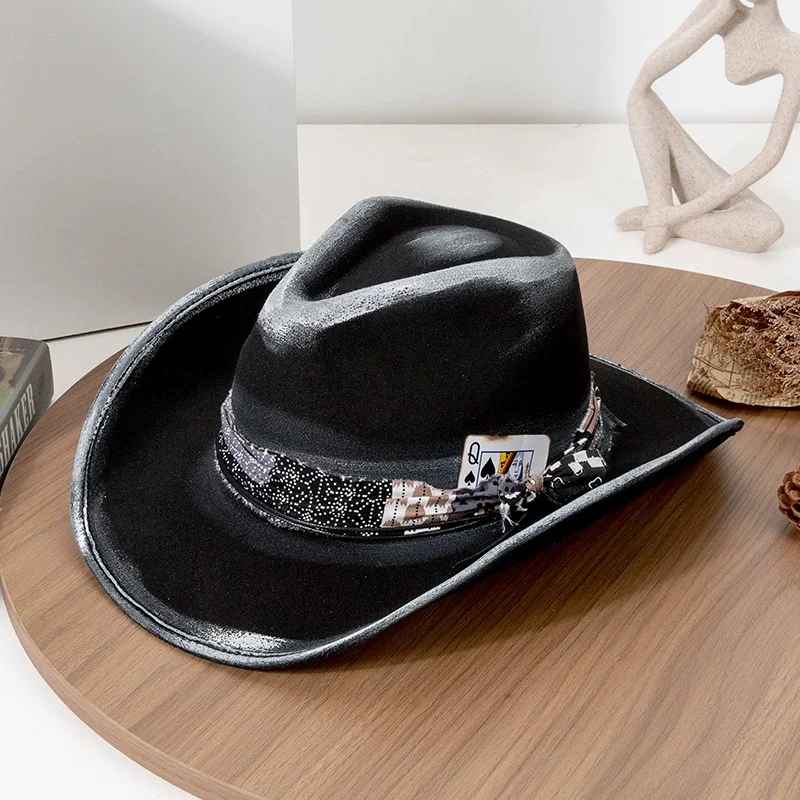 

Мужские и женские солнцезащитные шляпы, винтажные шляпы для верховой езды, джазовые шляпы, повседневные ковбойские шляпы в британском стиле