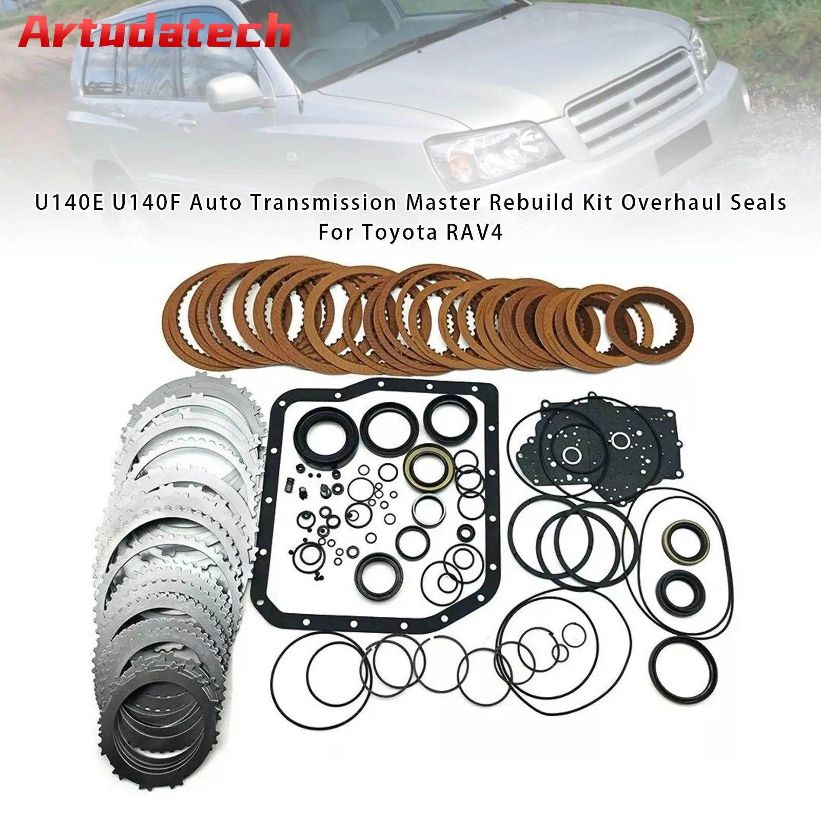 Artudatech U140E U140F Auto Transmission Master Rebuild Kit Overhaul Seals For Toyota RAV4 Car Accessories