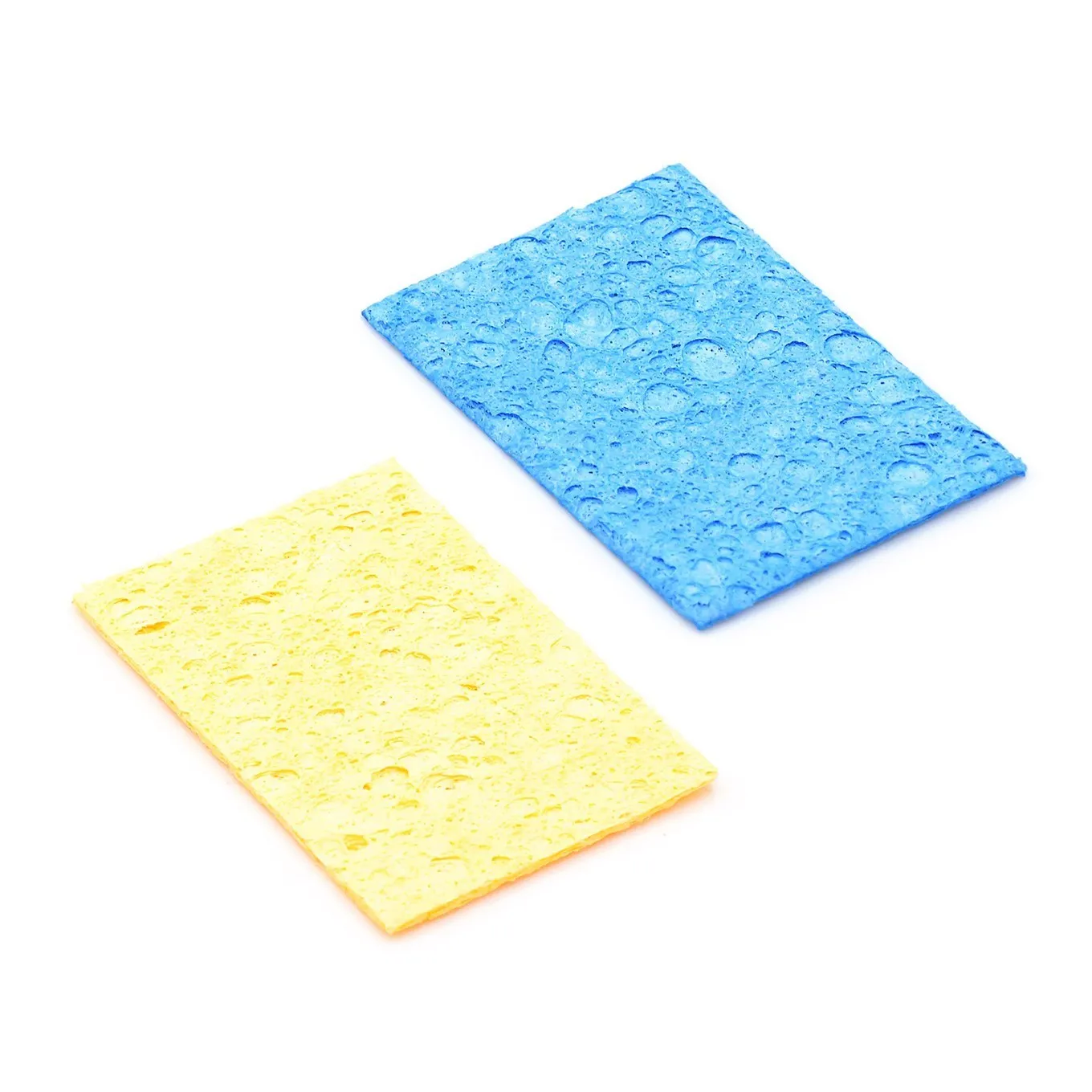 10Pcs Yellow blue Cleaning Sponge Cleaner for Enduring Electric Welding Soldering Iron