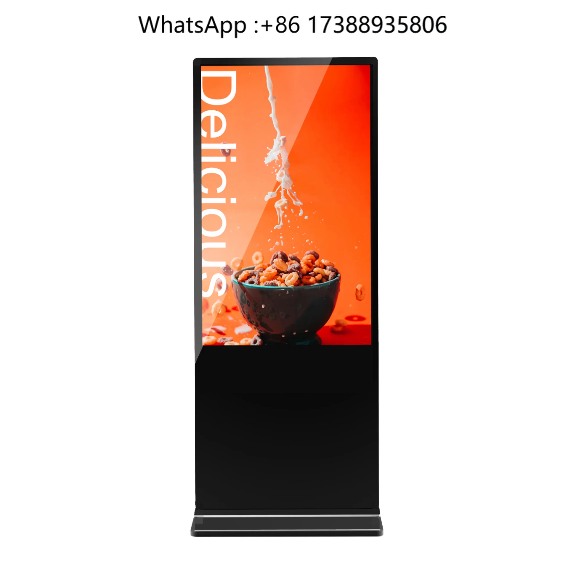 High Quality Vertical Floor Standing Advertising Machine Commercial Advertising Video Display Player for Sale