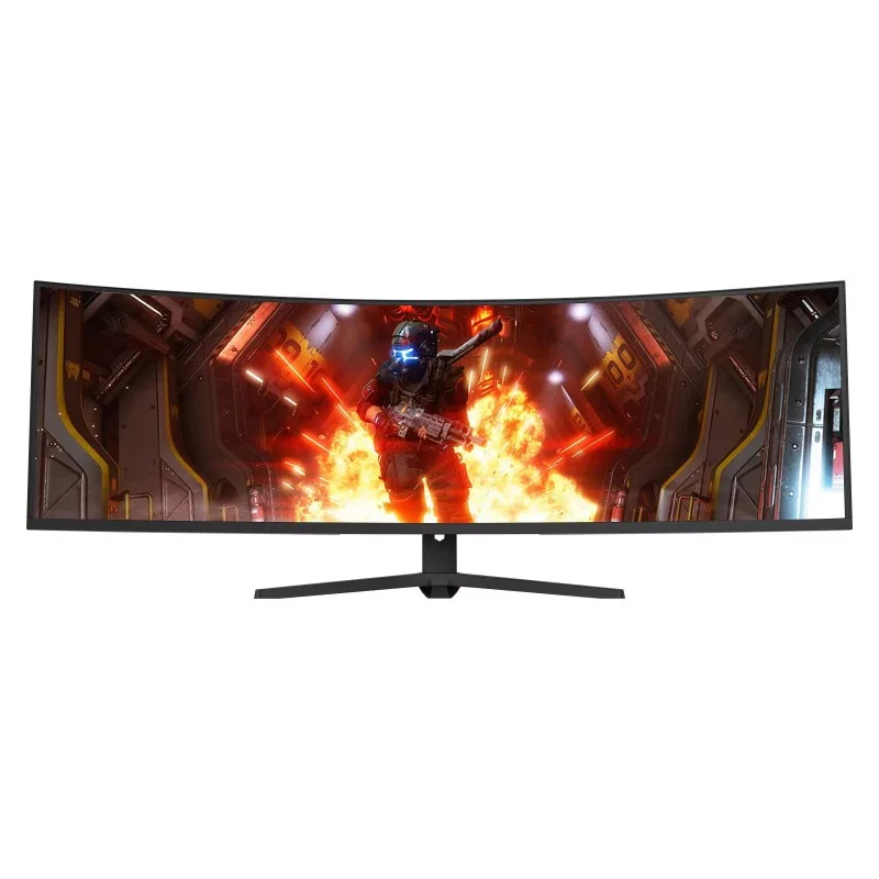 49 Inch 1500R Curved Gaming Monitor 5120x1440 Ultra Wide 120Hz 180Hz 240Hz PC Desktop Display Support Wall Mount For Esports