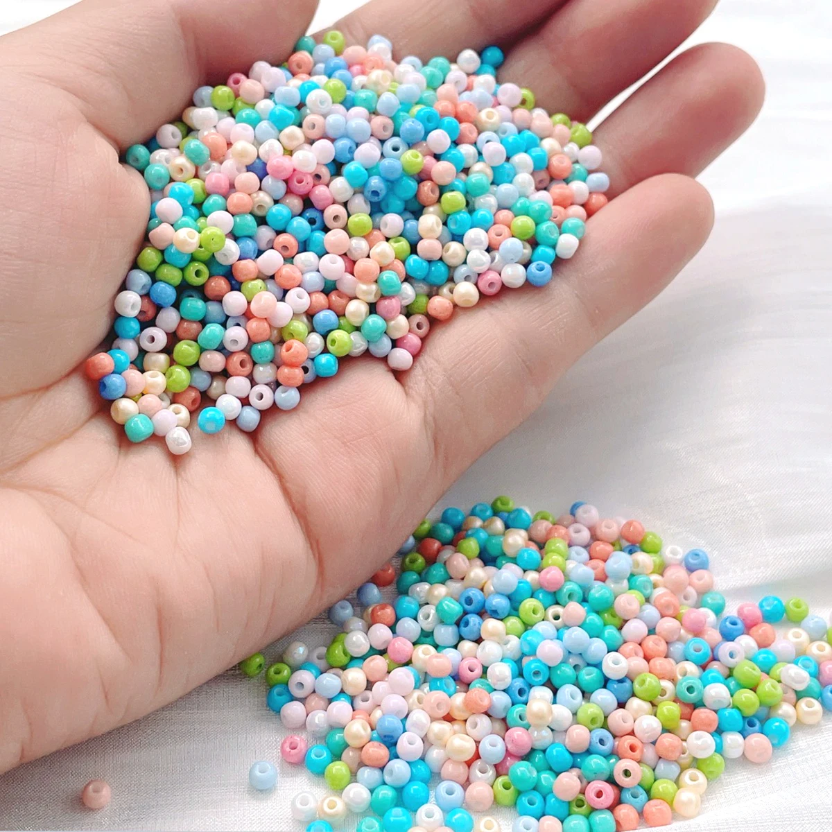 

Approx.3mm Fresh Glass Beads 8/0 Loose Spacer Czech Seed Beads For Jewelry Handmade DIY Kralen