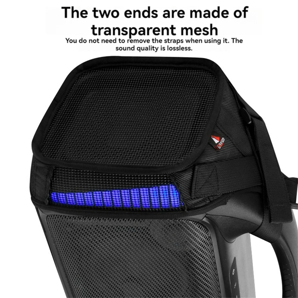 Портативный чехол с ремешком для переноски, нейлоновый защищенный от падения чехол для динамика с регулируемым плечевым ремнем для Tribit StormBox Blast