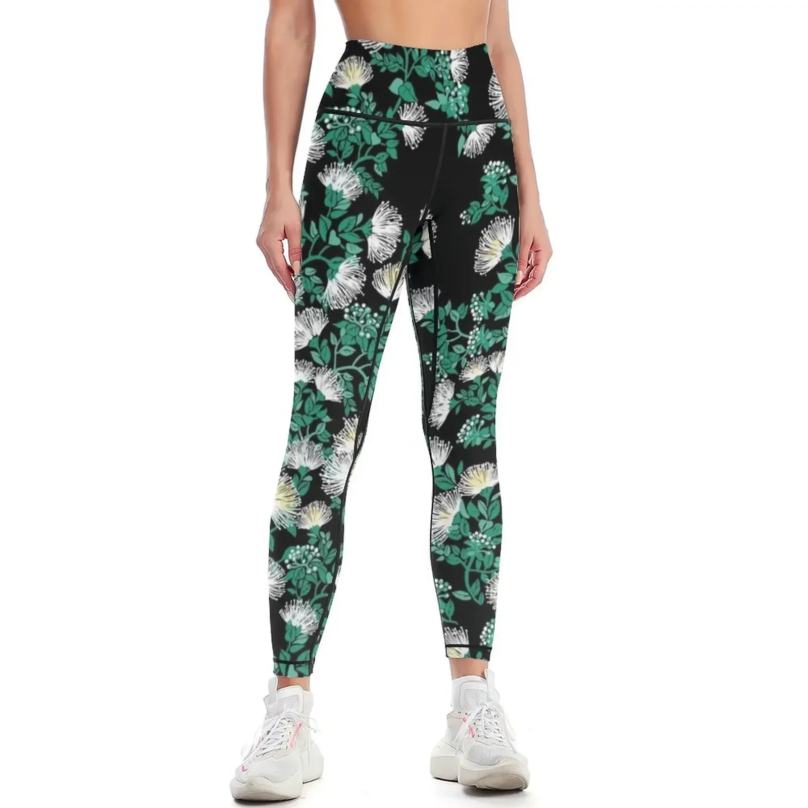 

Hawaii 'Ohi'a Lehua Puakea Leggings Fitness clothing workout shorts for fitness push up fitness Womens Leggings