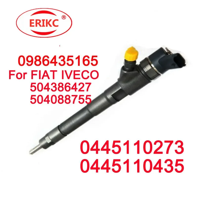 ERIKC 0445110435 Top Quality 0445110273 FOR DIESEL INJECTOR 0986435165 Fuel Injection Nozzle for FIAT IVECO 504088755 504386427