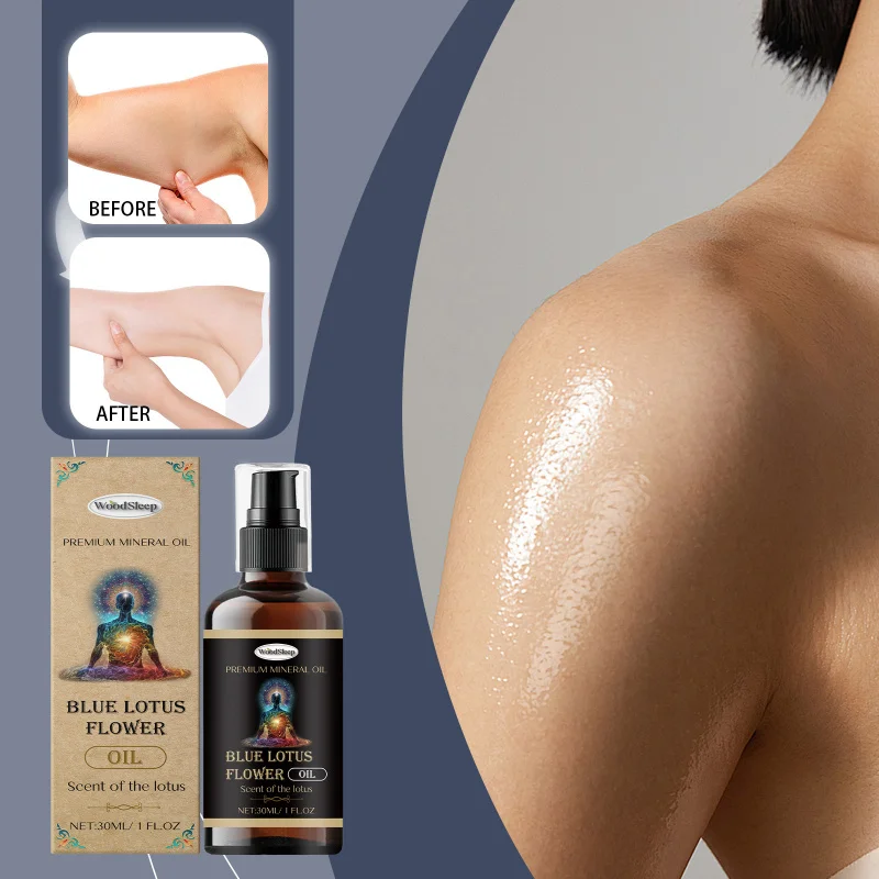 

Blue Lotus Compound Essential Oil, Moisturizing, Nourishing Hair, Nail Care, Body Skin Massage Oil For Daily Multi-Care Needs