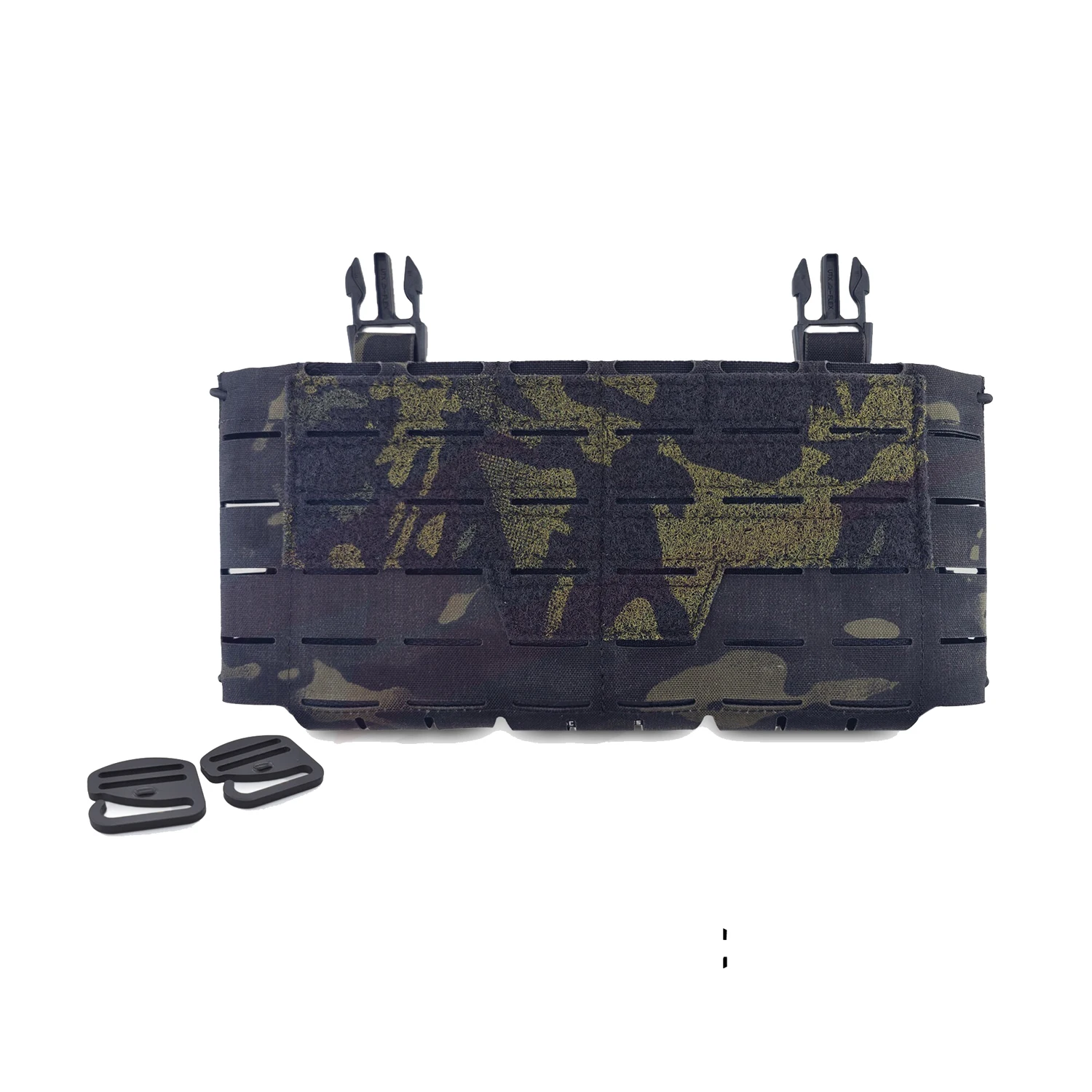 SC Front Panel V4 Vest Chest Hanging Expansion Bag Tactical Magazine Pouch Airsoft Triple 5.56 Molle Conversion Mag Pouch Gear - view 4