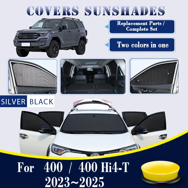 For Great Wall Tank 400 HI4-T 2023 2024 Car Sun Shade Sunscreen Window Visor Auto Sun Thermal insulation Covers Car Accessories