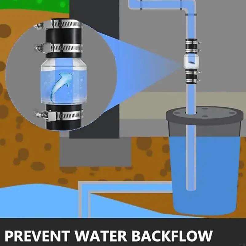 Válvulas retención efectivas, preventor silencioso reflujo aguas residuales F92F, equipo protección, válvulas
