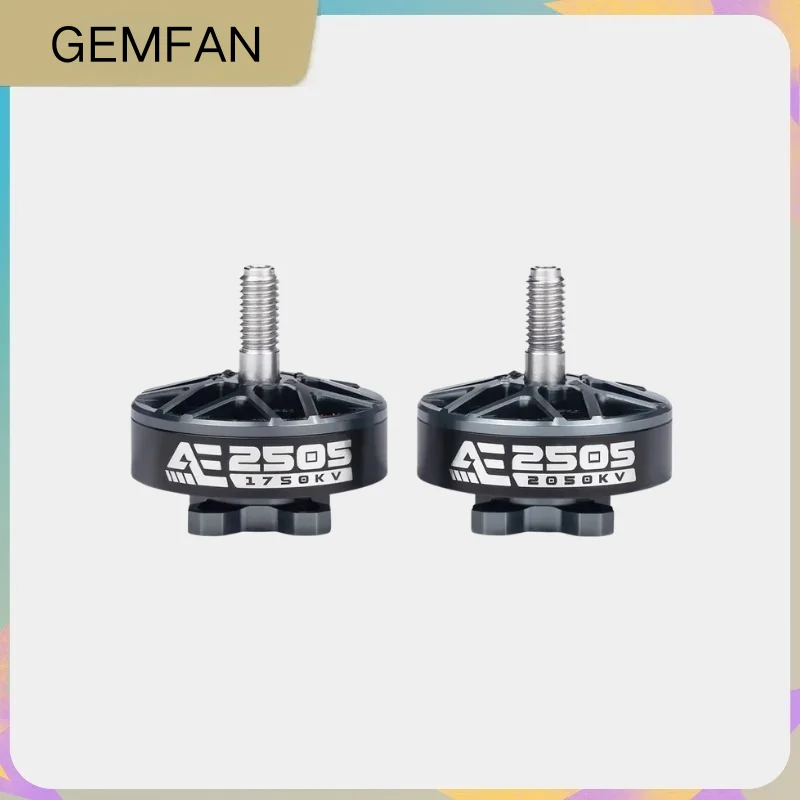 

AxisFlying AE2505 1750KV 2050KV Brushless Motor, 6S 5mm Shaft for 5-6 Inch FPV Drone, RC Freestyle Quadcopter