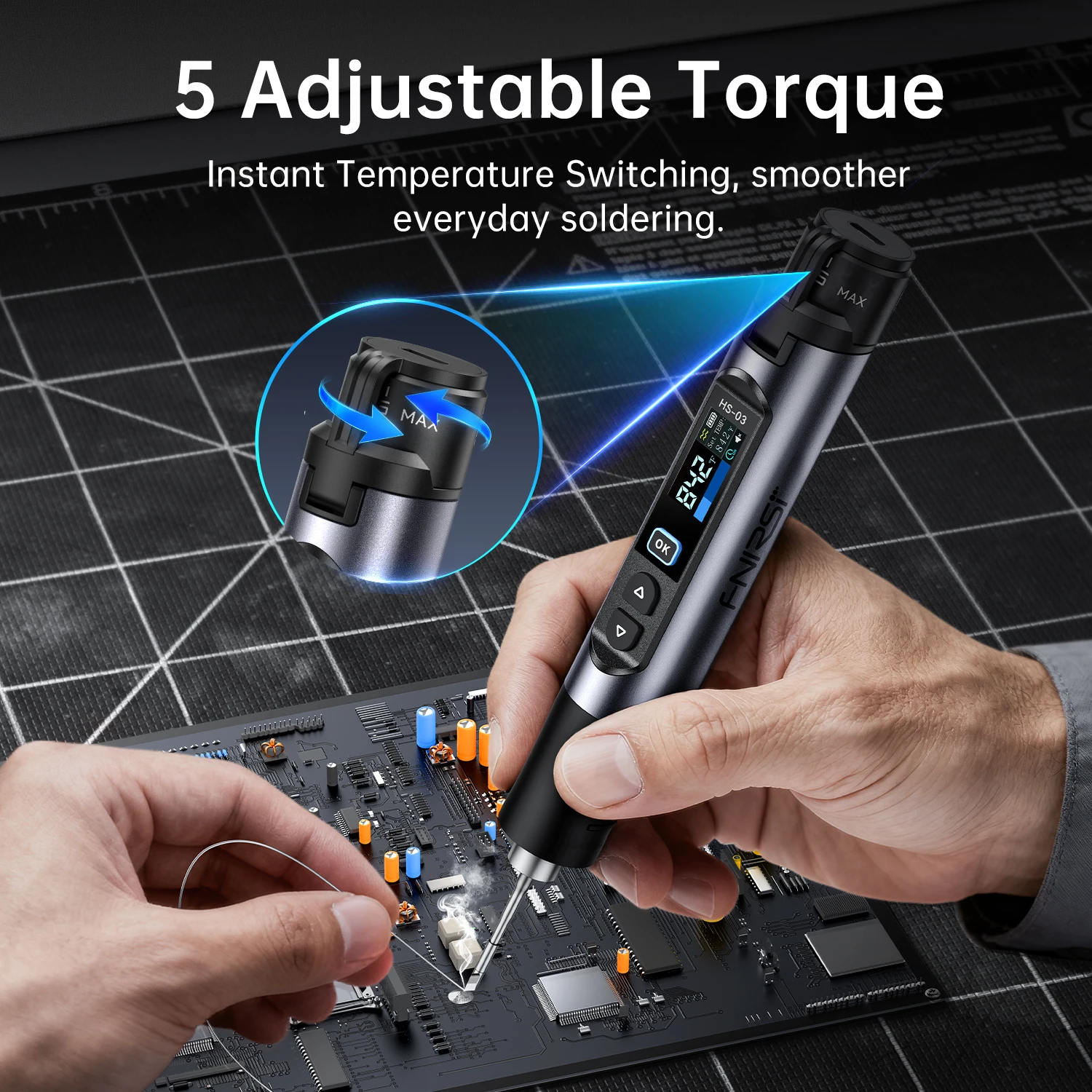 HS03 Plus 100-450 ° Cordless S - Electronics Repair Plus ulasan dan harga