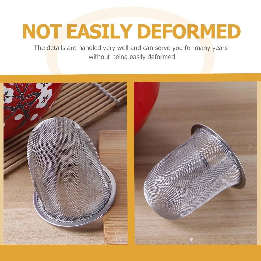 

6pcs Stainless Steel Infuser Mesh Strainer For Pot Replacement Fine Mesh Filter Home Tea Accessories Tea Pot Supplies