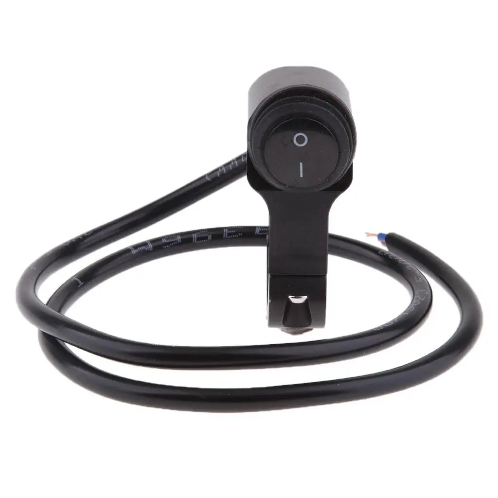 All Weather Alloy Handlebar Headlight Switch Universal 25mm Motorcycle on Off Button Control for Road Safety Upgrade