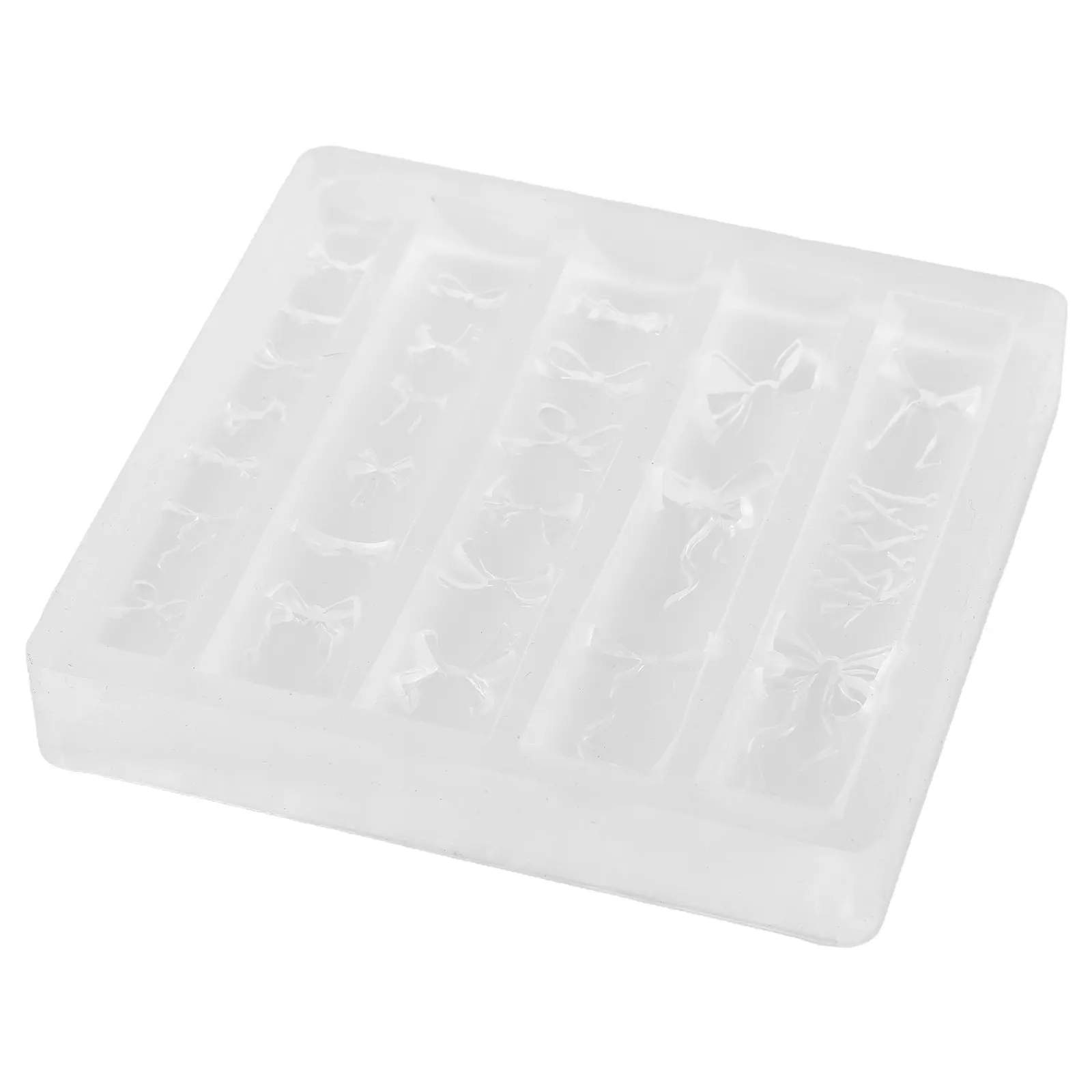 

Nail Charm Molds Silicone 3D Bowknot and Easy Shaping for Elegant and Versatile Use Bow Nail Stickers