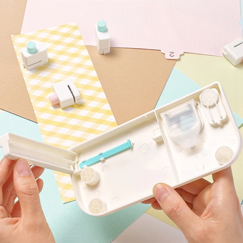 Paper Puncher Board Paper Hole Punches Paper Craft Tool Punching Paper Device for Card Making Paper Craft Scrapbooking K1KF