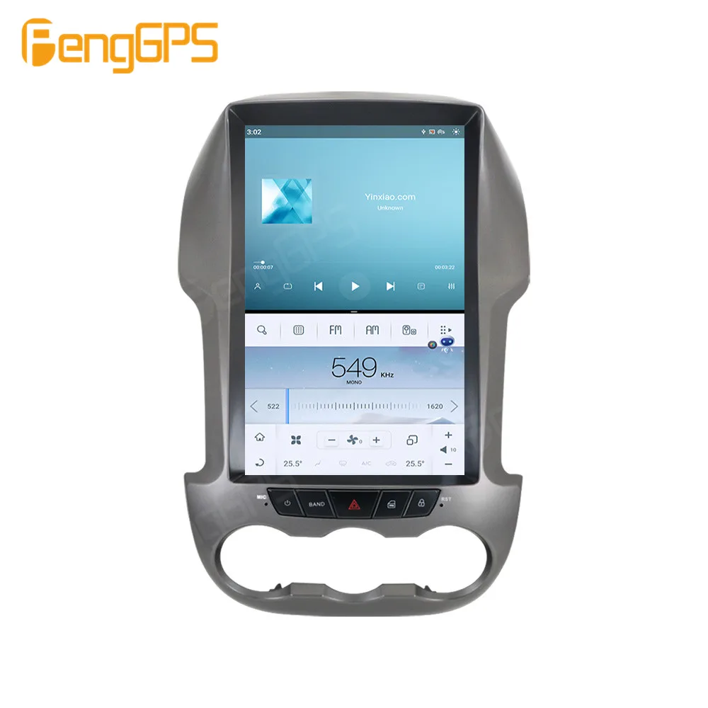 12.1 Inch Android 13 CarPlay Car Radio For Ford Ranger 2010-2016 Touch Screen Multimedia Player GPS Navigation Head Unit DSP BT
