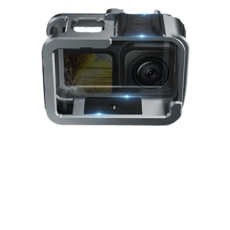 Applicable to GoPro12/11/10/9 dog cage anti-drop frame protective frame fill light expansion