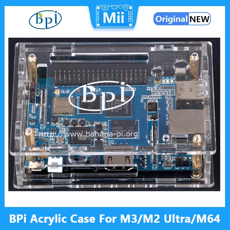 

Banana Pi Acrylic Case For M3/M2 Ultra/M64 , Not include Demon Board