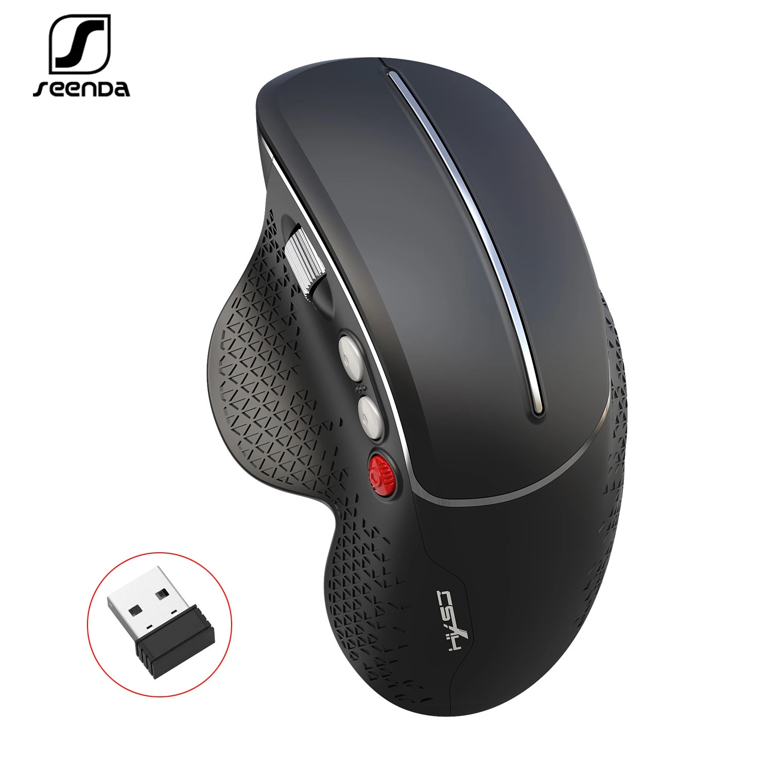 SeenDa 2.4G Wireless mouse Optical 6 Buttons Gaming Mouse Ergonomic USB 3600DPI 10M wireless Mouse For Desktop Laptop computer