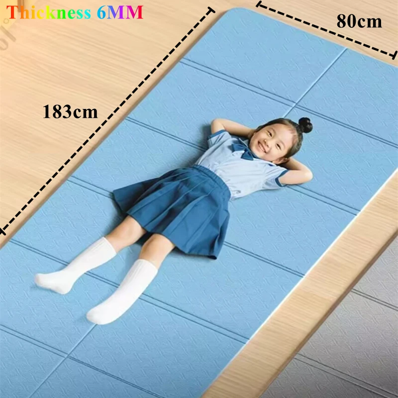 

1830x800MM Mat 6mm Thicknesses Foldable Portable Yoga Mat Eco Friendly Folding Travel Fitness Exercise for Yoga Floor Workouts