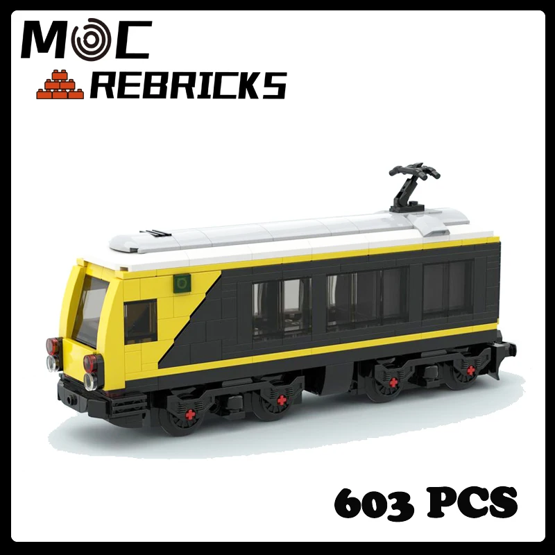 

MOC Transportation Series Studgate Express Tram Bus Model DIY Assembling Brick Building Block Puzzle Boys Toys Kids Xmas Gifts