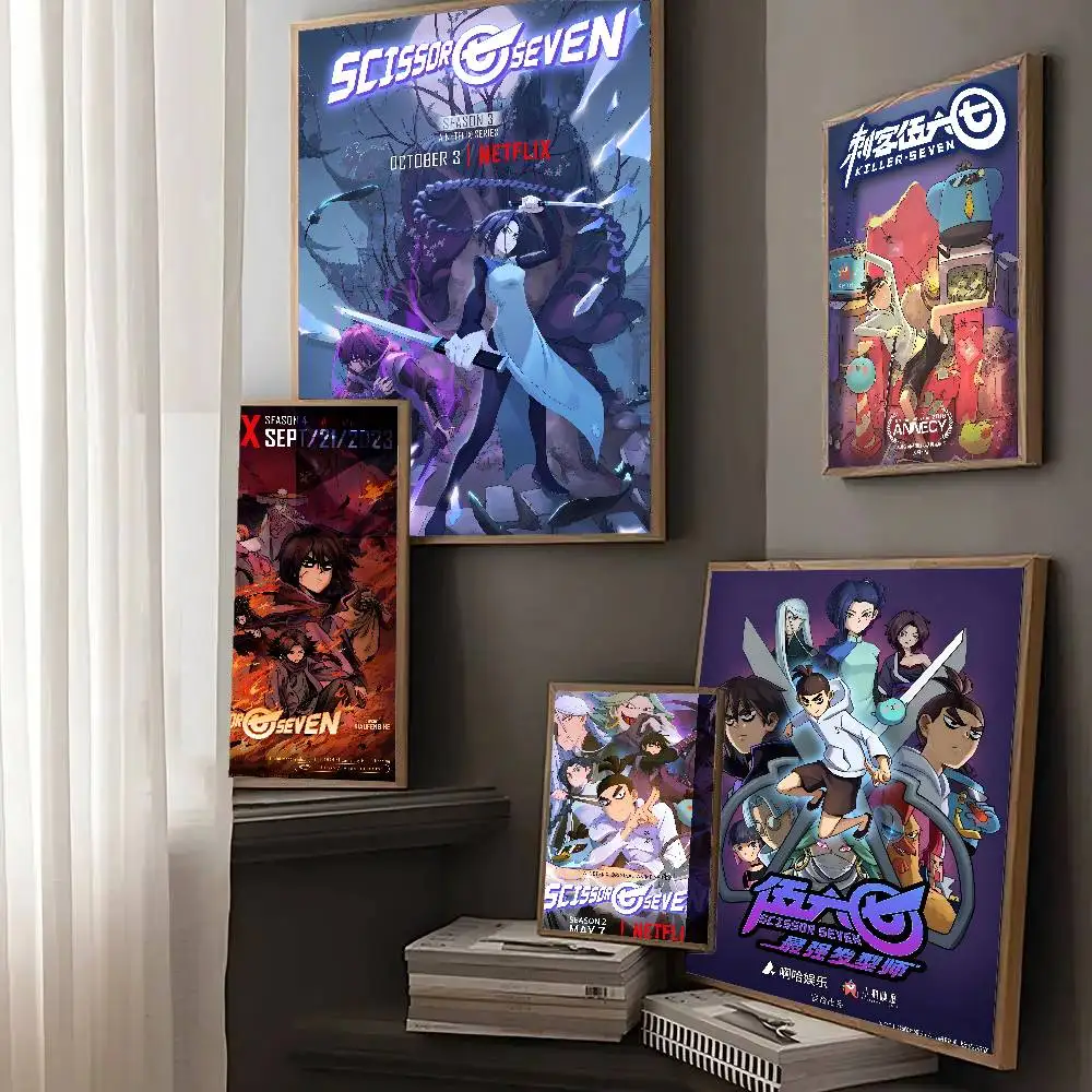 S-ScissorS Seven Seasons Anime Poster And Prints Wall Art Pictures For Modern Bedroom Game Room Home Decor