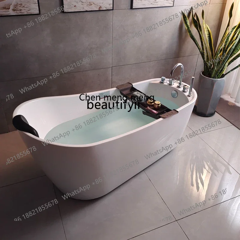 ss8350 Household bathtub acrylic, concubine bathtub European and American independent adult deep bath small apartment